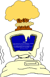 (Image: Computer melt down)