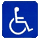 (Image: wheelchair symbol)
